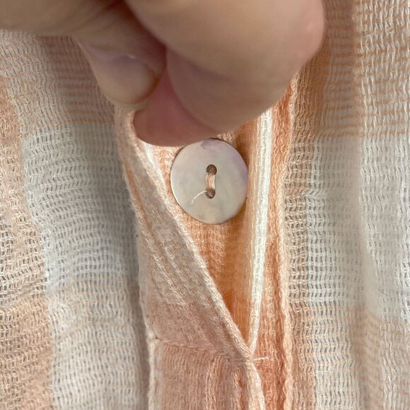 Free People Country Gingham Check Western Top Size S Sleeveless Cowgirl Farm - Picture 6 of 11